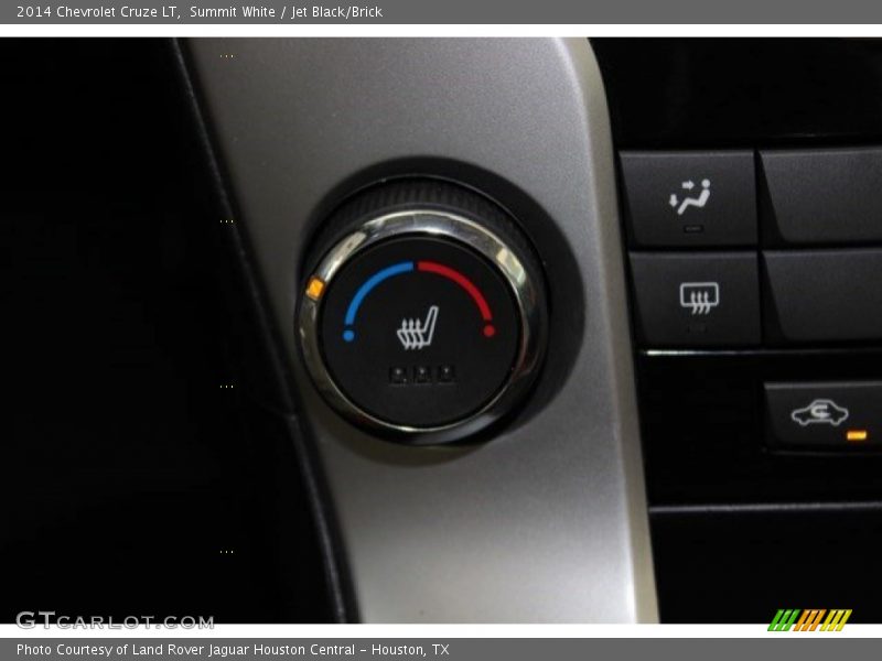 Summit White / Jet Black/Brick 2014 Chevrolet Cruze LT