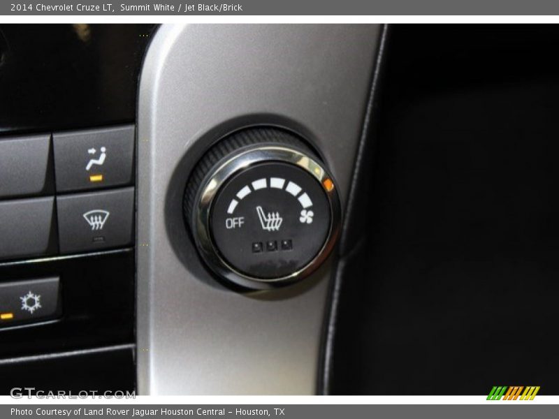 Summit White / Jet Black/Brick 2014 Chevrolet Cruze LT