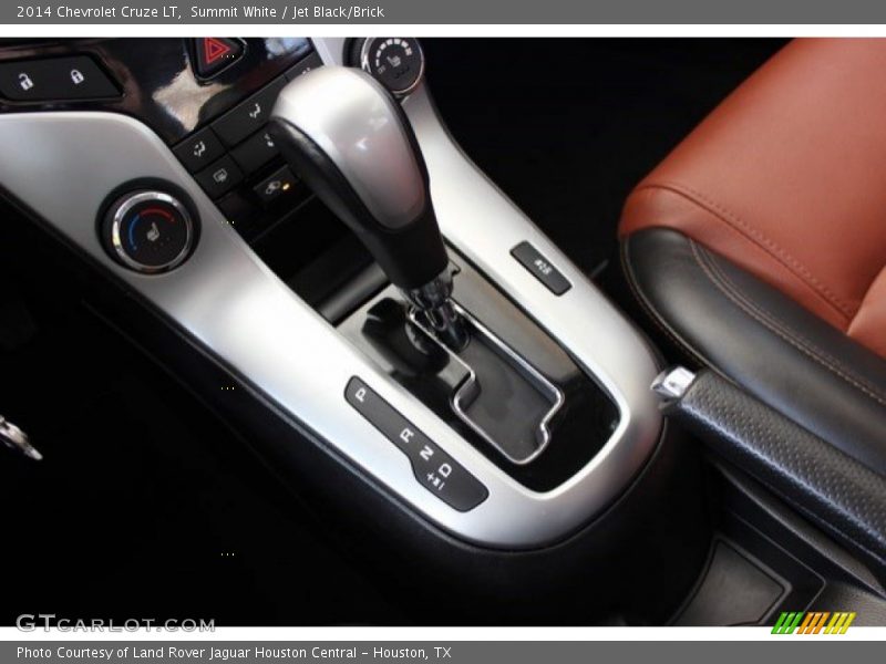 Summit White / Jet Black/Brick 2014 Chevrolet Cruze LT