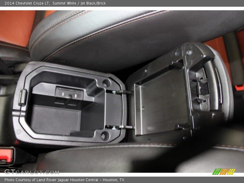 Summit White / Jet Black/Brick 2014 Chevrolet Cruze LT