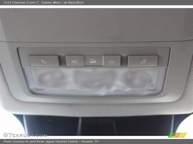 Summit White / Jet Black/Brick 2014 Chevrolet Cruze LT