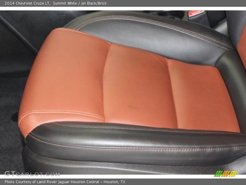 Summit White / Jet Black/Brick 2014 Chevrolet Cruze LT