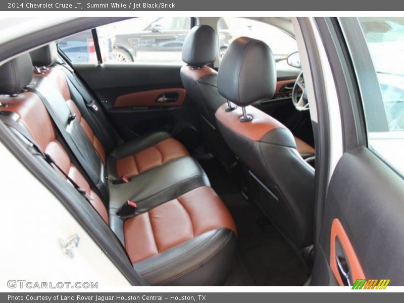 Summit White / Jet Black/Brick 2014 Chevrolet Cruze LT