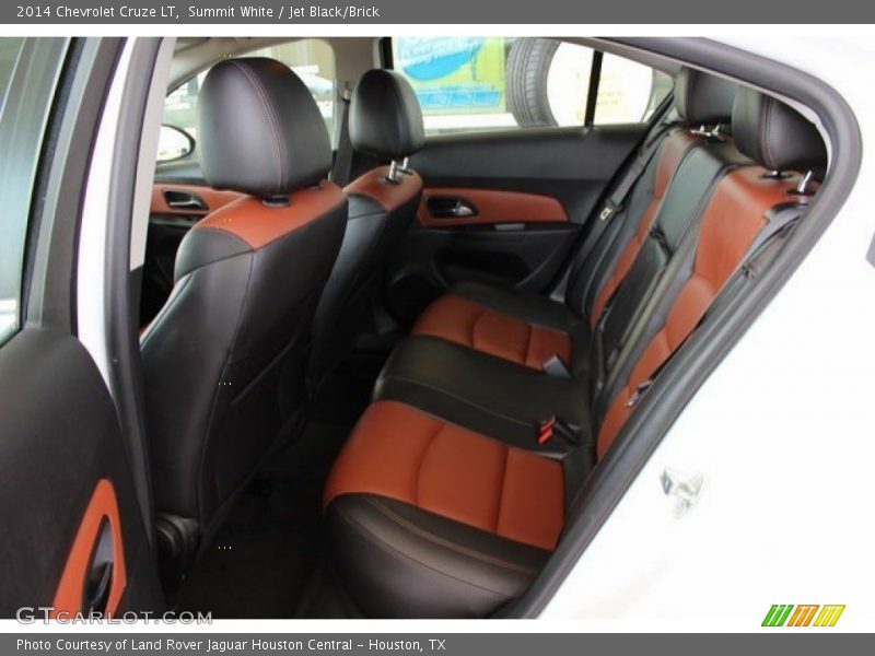 Summit White / Jet Black/Brick 2014 Chevrolet Cruze LT