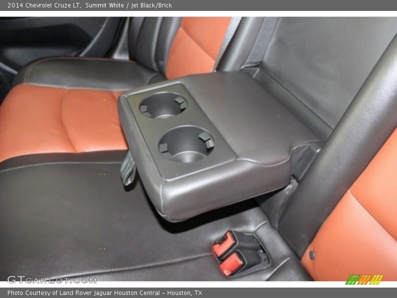 Summit White / Jet Black/Brick 2014 Chevrolet Cruze LT