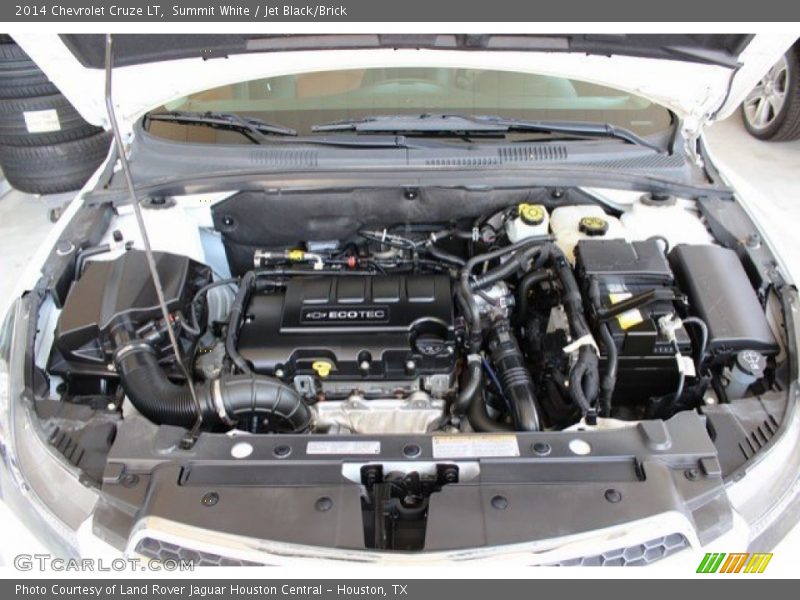 Summit White / Jet Black/Brick 2014 Chevrolet Cruze LT