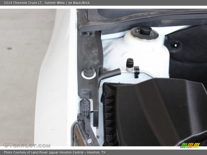 Summit White / Jet Black/Brick 2014 Chevrolet Cruze LT