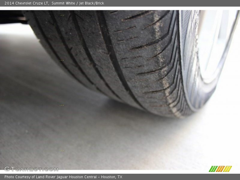 Summit White / Jet Black/Brick 2014 Chevrolet Cruze LT