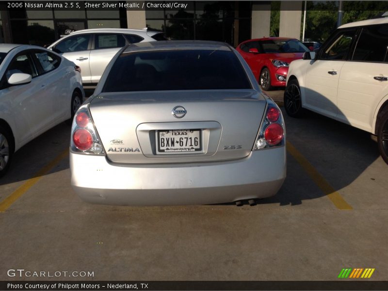 Sheer Silver Metallic / Charcoal/Gray 2006 Nissan Altima 2.5 S