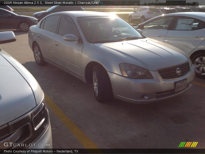Sheer Silver Metallic / Charcoal/Gray 2006 Nissan Altima 2.5 S