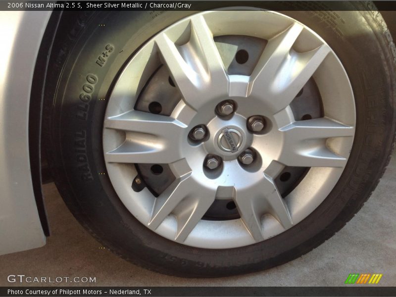 Sheer Silver Metallic / Charcoal/Gray 2006 Nissan Altima 2.5 S