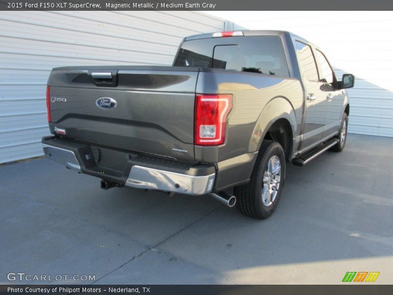 Magnetic Metallic / Medium Earth Gray 2015 Ford F150 XLT SuperCrew