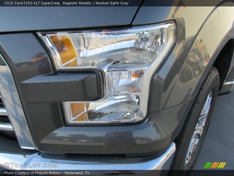 Magnetic Metallic / Medium Earth Gray 2015 Ford F150 XLT SuperCrew