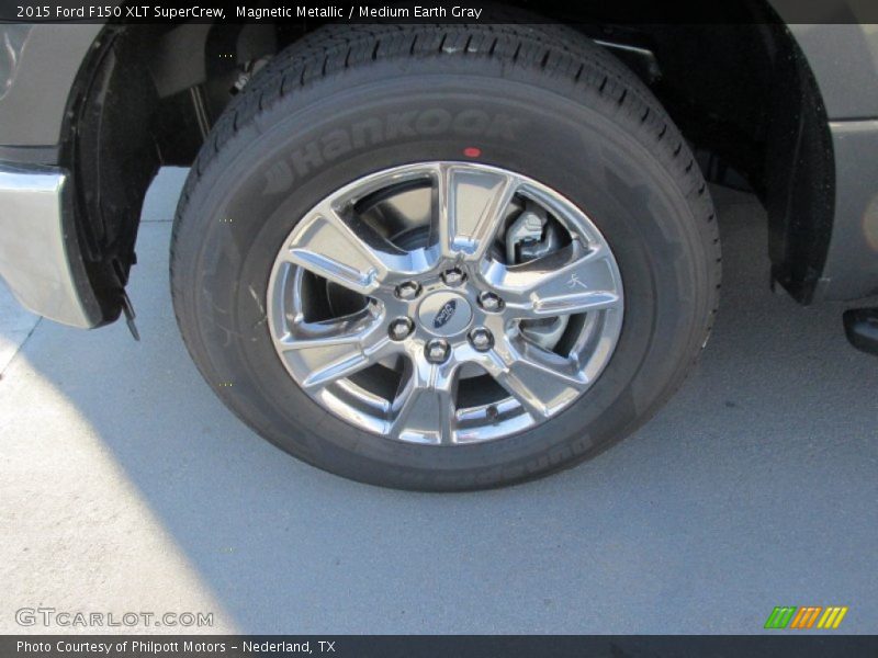 Magnetic Metallic / Medium Earth Gray 2015 Ford F150 XLT SuperCrew