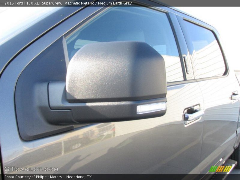 Magnetic Metallic / Medium Earth Gray 2015 Ford F150 XLT SuperCrew