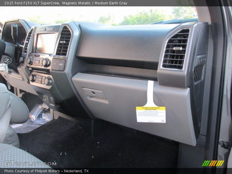 Magnetic Metallic / Medium Earth Gray 2015 Ford F150 XLT SuperCrew