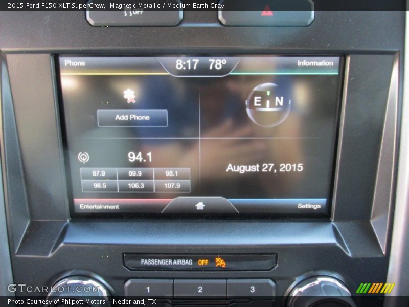 Magnetic Metallic / Medium Earth Gray 2015 Ford F150 XLT SuperCrew