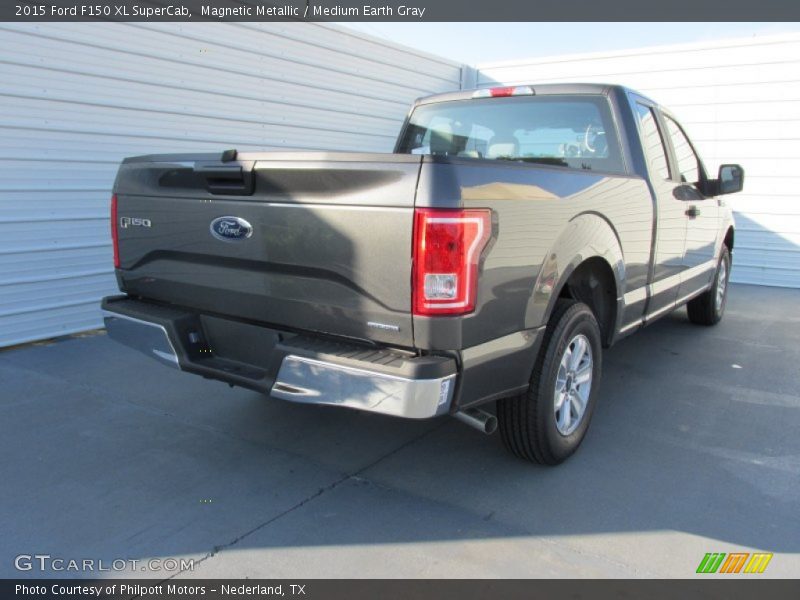 Magnetic Metallic / Medium Earth Gray 2015 Ford F150 XL SuperCab