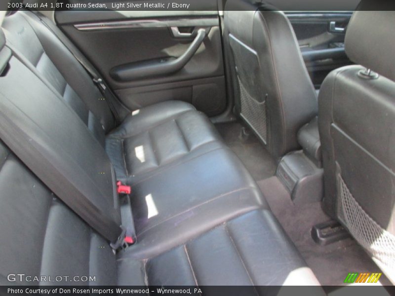 Light Silver Metallic / Ebony 2003 Audi A4 1.8T quattro Sedan