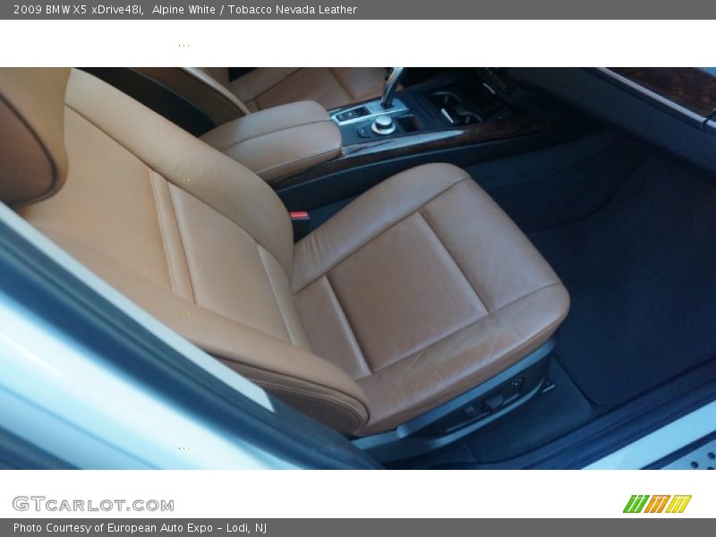Alpine White / Tobacco Nevada Leather 2009 BMW X5 xDrive48i