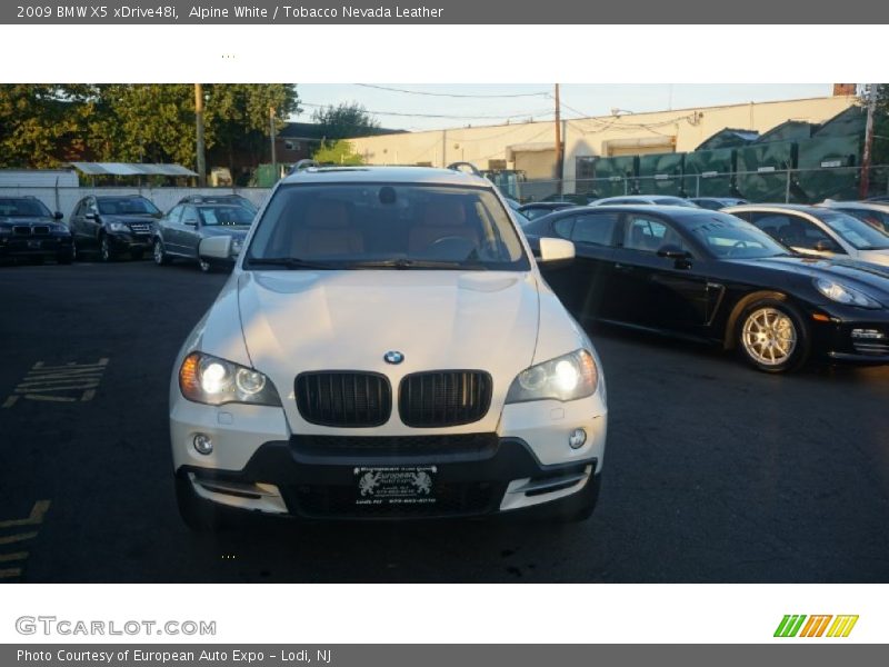 Alpine White / Tobacco Nevada Leather 2009 BMW X5 xDrive48i