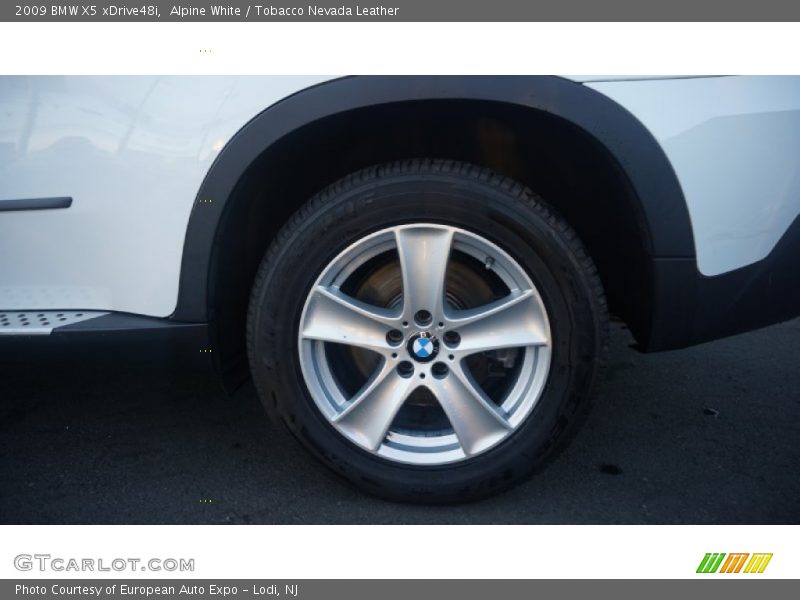 Alpine White / Tobacco Nevada Leather 2009 BMW X5 xDrive48i
