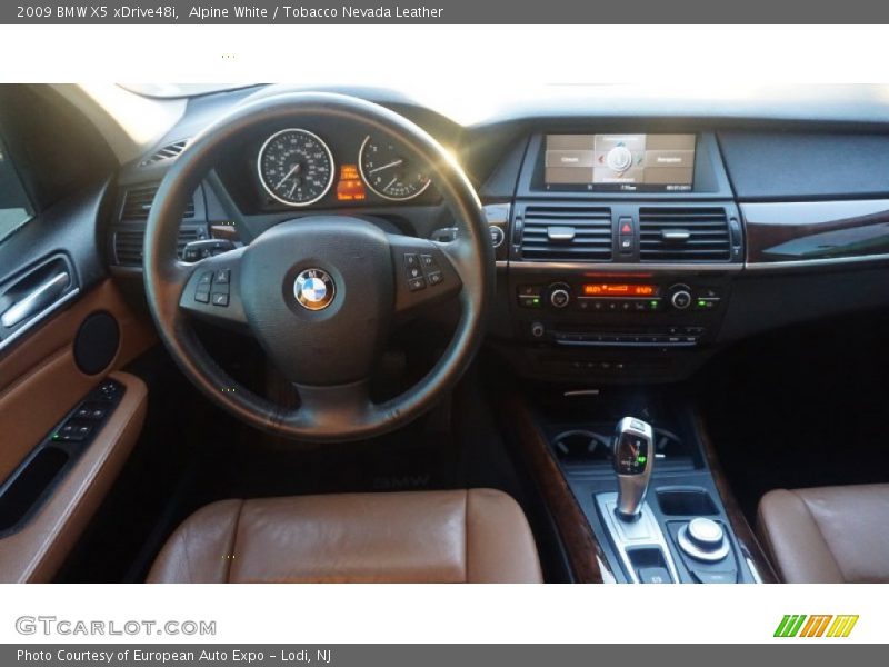 Alpine White / Tobacco Nevada Leather 2009 BMW X5 xDrive48i