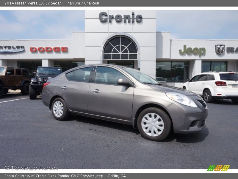 Titanium / Charcoal 2014 Nissan Versa 1.6 SV Sedan