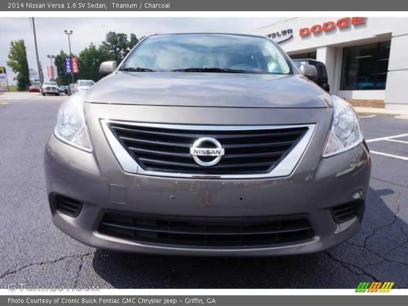 Titanium / Charcoal 2014 Nissan Versa 1.6 SV Sedan