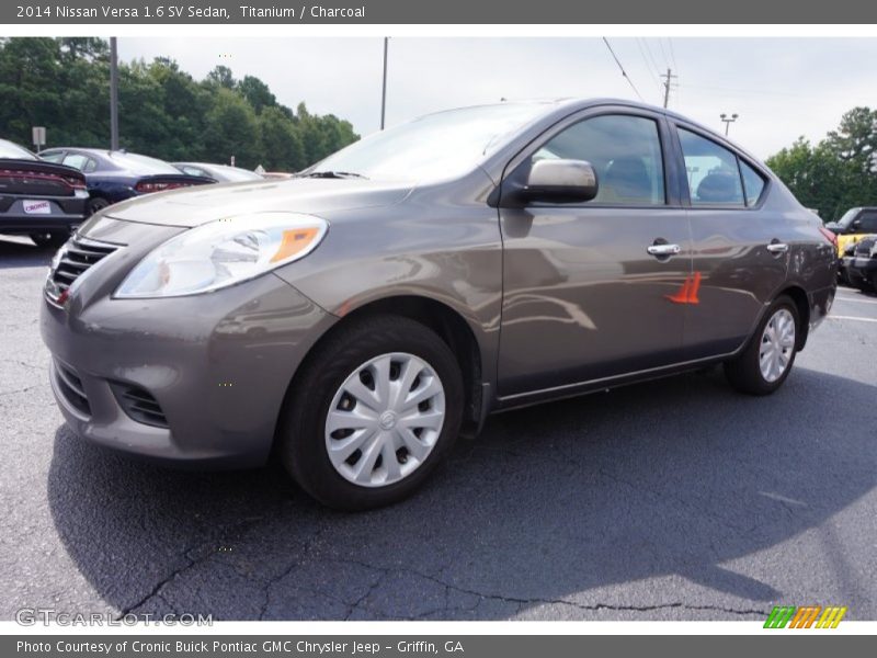 Titanium / Charcoal 2014 Nissan Versa 1.6 SV Sedan