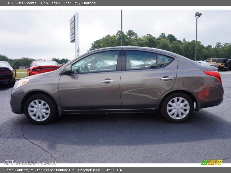 Titanium / Charcoal 2014 Nissan Versa 1.6 SV Sedan