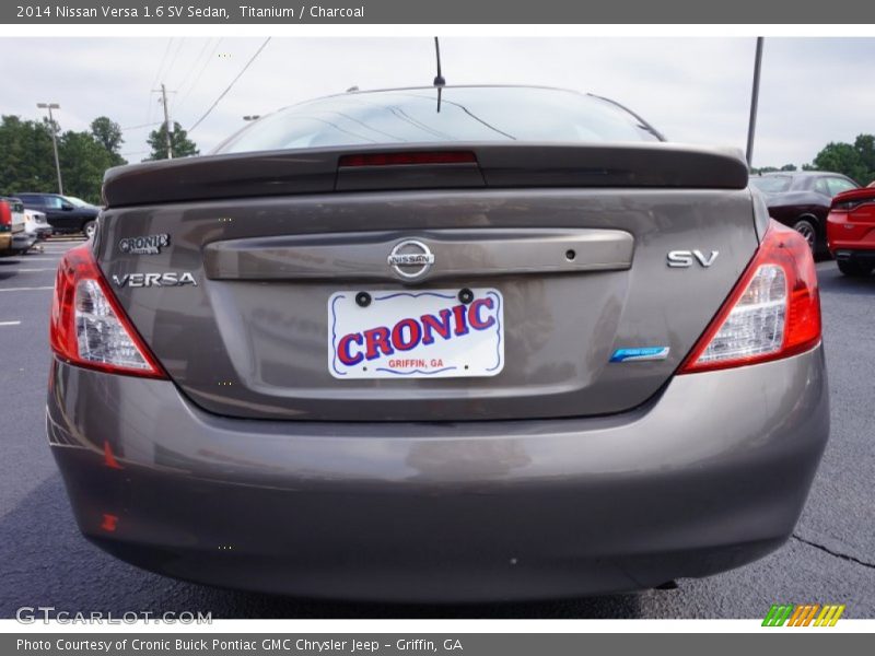 Titanium / Charcoal 2014 Nissan Versa 1.6 SV Sedan