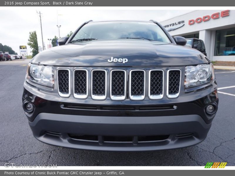 Black / Dark Slate Gray 2016 Jeep Compass Sport