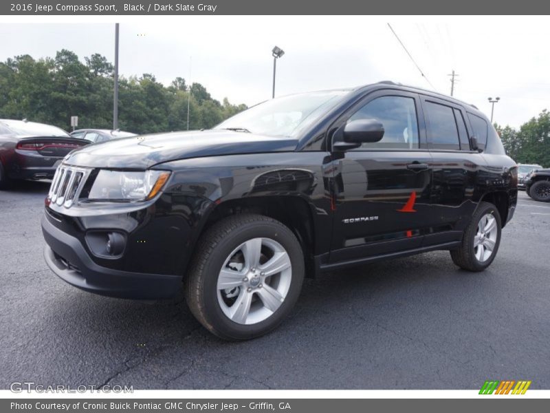 Black / Dark Slate Gray 2016 Jeep Compass Sport