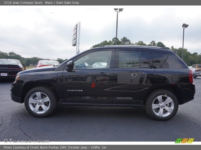 Black / Dark Slate Gray 2016 Jeep Compass Sport