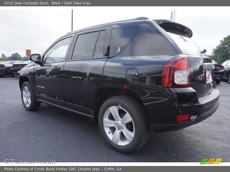 Black / Dark Slate Gray 2016 Jeep Compass Sport