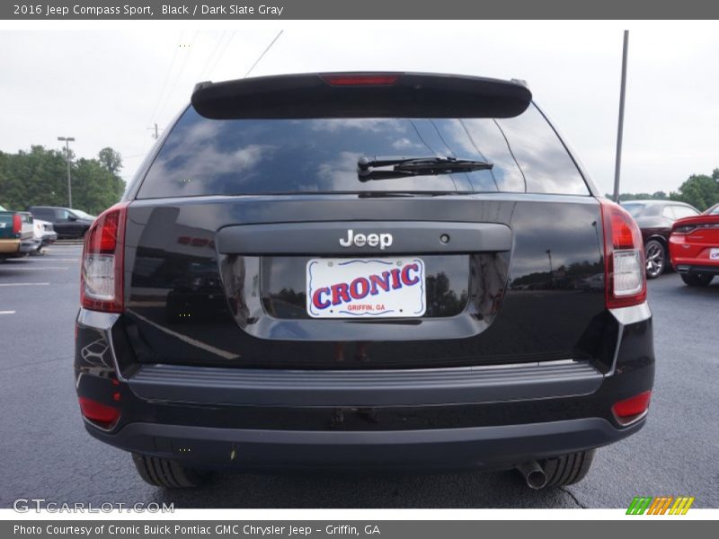 Black / Dark Slate Gray 2016 Jeep Compass Sport