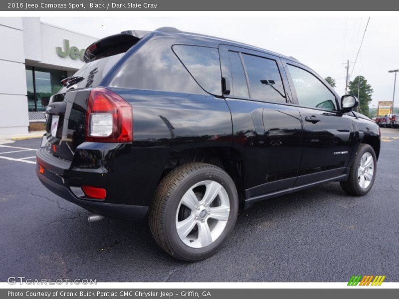 Black / Dark Slate Gray 2016 Jeep Compass Sport