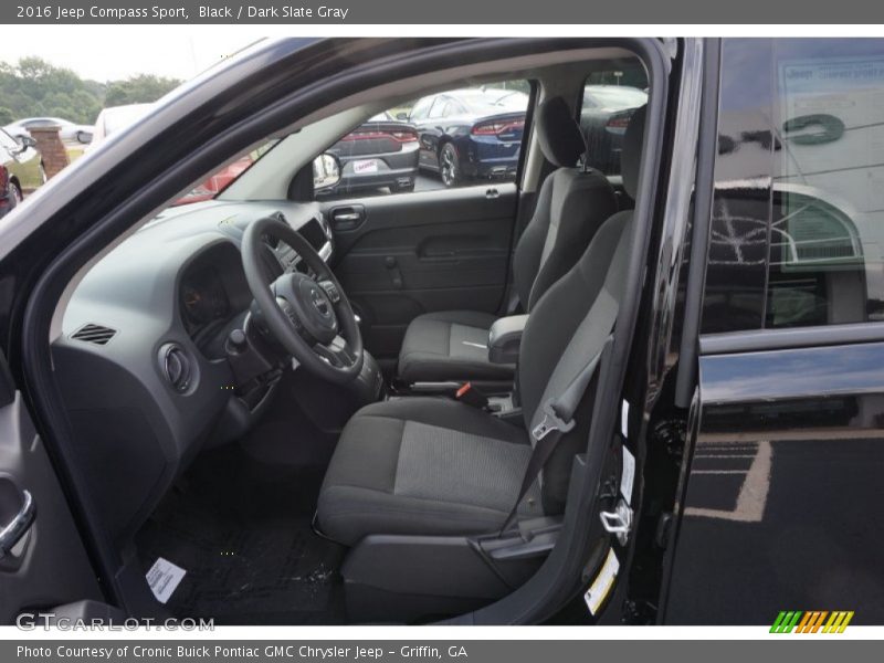 Black / Dark Slate Gray 2016 Jeep Compass Sport