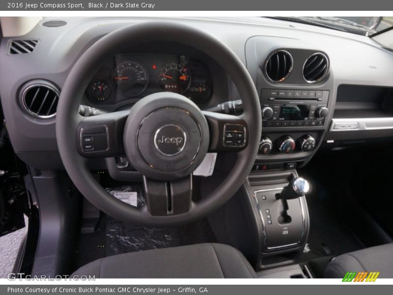Black / Dark Slate Gray 2016 Jeep Compass Sport