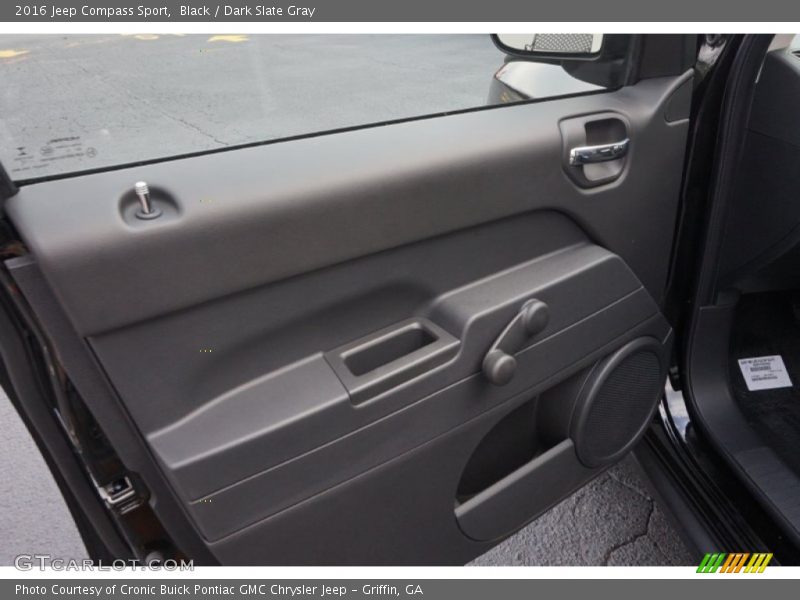 Black / Dark Slate Gray 2016 Jeep Compass Sport