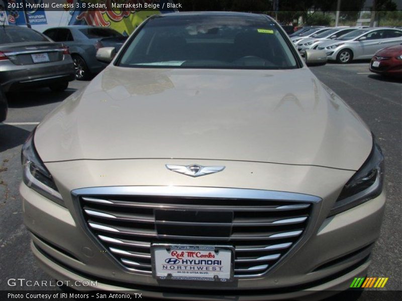 Marrakesh Beige / Black 2015 Hyundai Genesis 3.8 Sedan