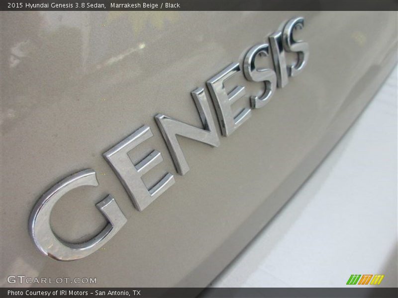 Marrakesh Beige / Black 2015 Hyundai Genesis 3.8 Sedan