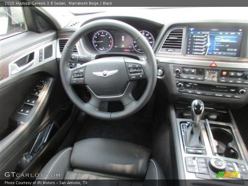 Marrakesh Beige / Black 2015 Hyundai Genesis 3.8 Sedan
