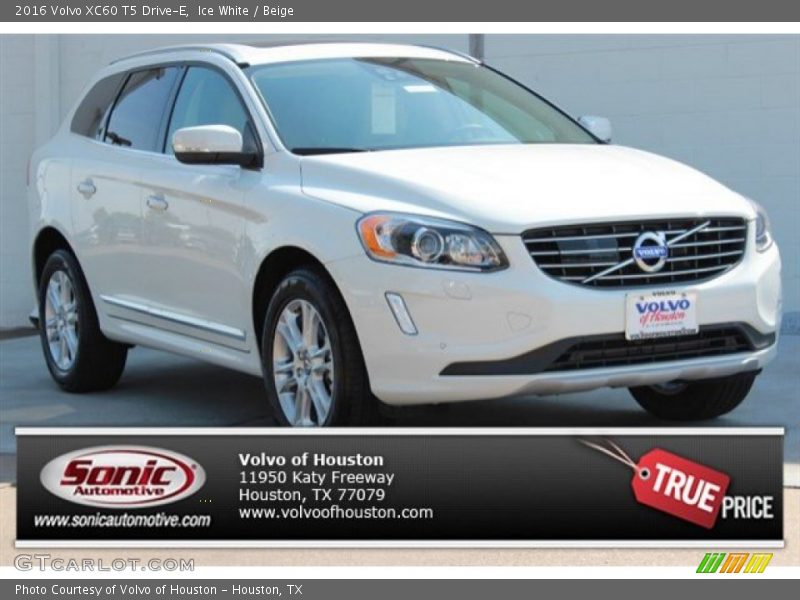 Ice White / Beige 2016 Volvo XC60 T5 Drive-E