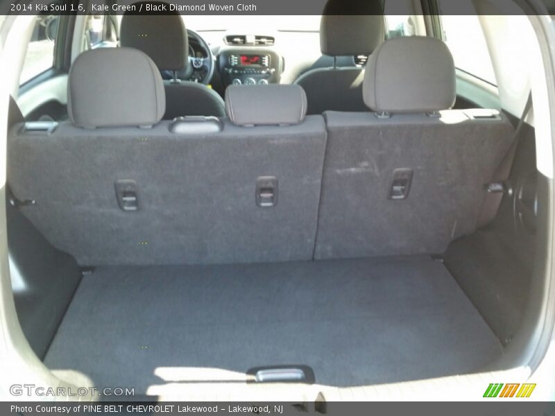 Kale Green / Black Diamond Woven Cloth 2014 Kia Soul 1.6