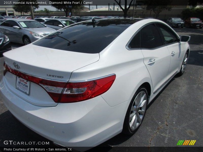 Diamond White Pearl / Camel 2015 Hyundai Azera Limited