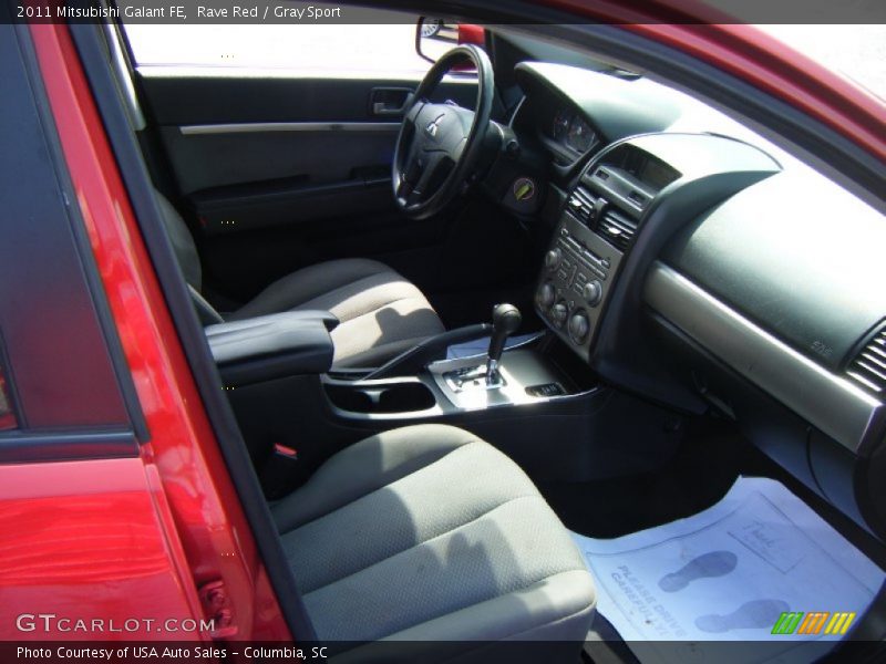 Rave Red / Gray Sport 2011 Mitsubishi Galant FE