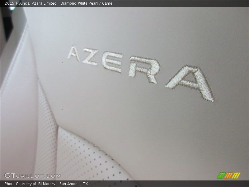 Diamond White Pearl / Camel 2015 Hyundai Azera Limited