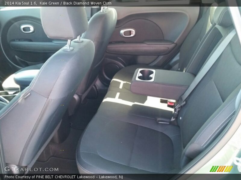 Kale Green / Black Diamond Woven Cloth 2014 Kia Soul 1.6